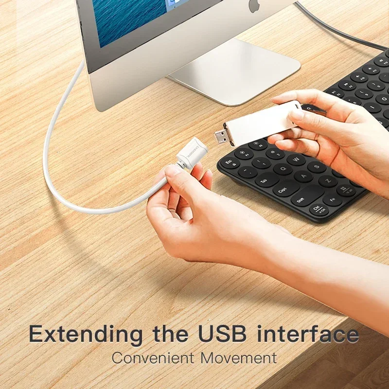 CHOSEAL USB 2.0 Extension Cable AM/AF For TV Laptop PC Keyboard High Speed USB Data Cable