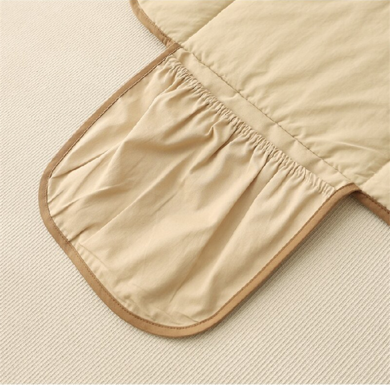 Almofada portátil para troca de fraldas de bebê, para recém-nascidos, urso acolchoado, dobrável, à prova d'água, almofada de urina infantil, itens reutilizáveis para bebês
