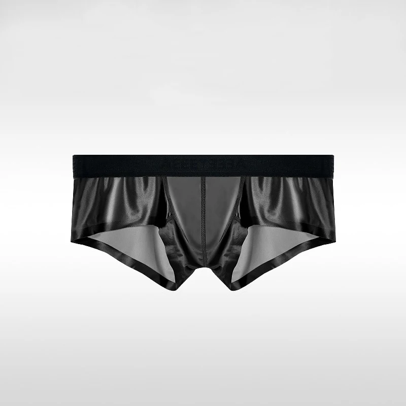 Men's underwear ice silk boxer shorts breathable four corner panties