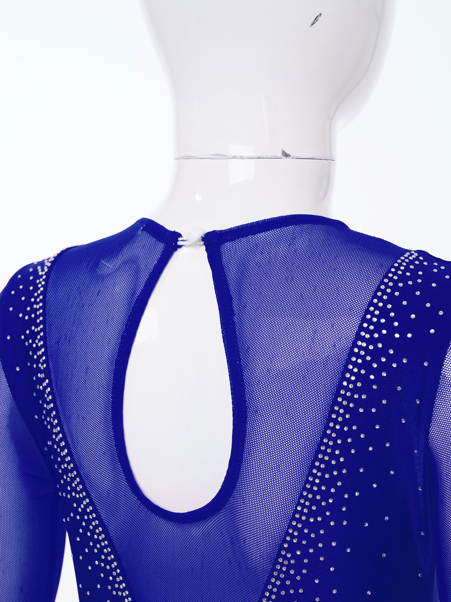 Kinder Mädchen Rhythmische Gymnastik Ballett Lyrische Tanzkostüme Glänzende Strass Künstlerische Eiskunstlaufkleid Enge Kleidung