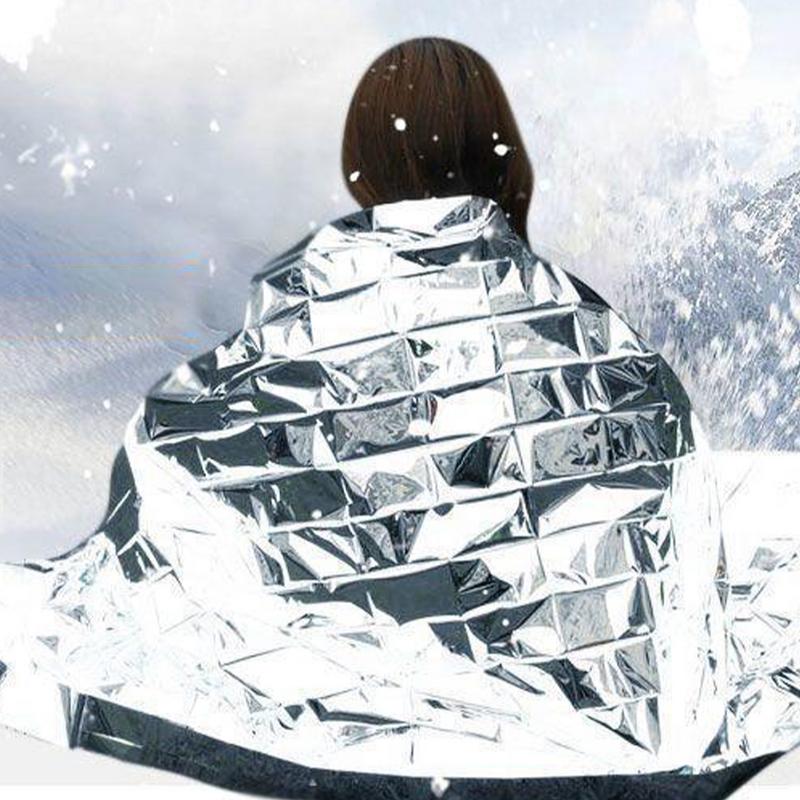 Emergencies Heat Blanket Waterproof Rugs For Survival Multifunctional Survival Emergencies Thermal Blanket For Outdoors Camping