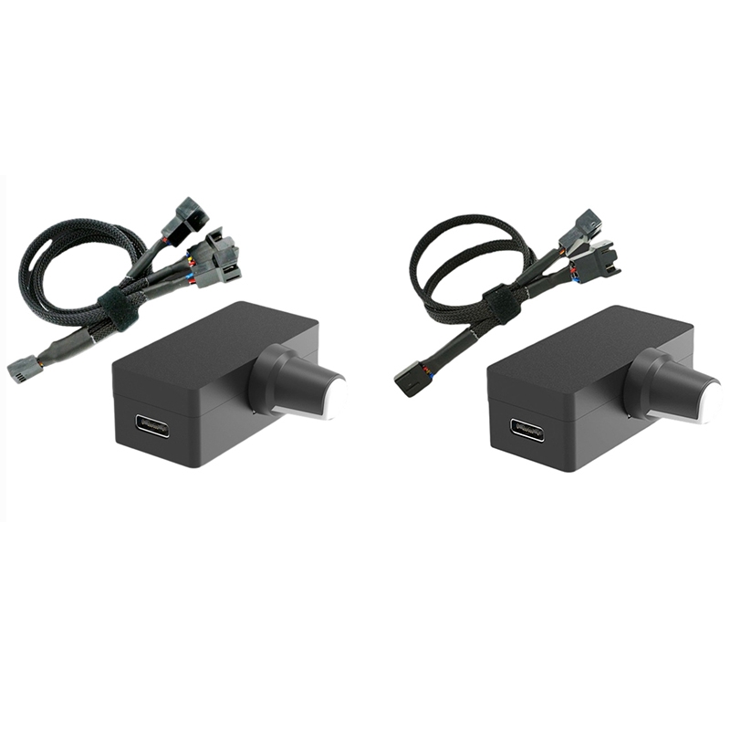 Controlador de velocidade PWM, 4Pin PWM ventilador governador, USB TYPE-C Alimentação, DIY Watercooling Cooler Opção