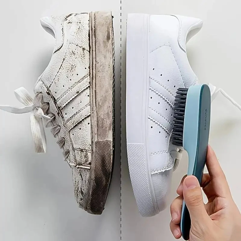 Cepillo de limpieza de zapatos, ropa de plástico, fregado, herramientas de limpieza multifuncionales para el hogar, accesorios de cepillo de lavado comercial