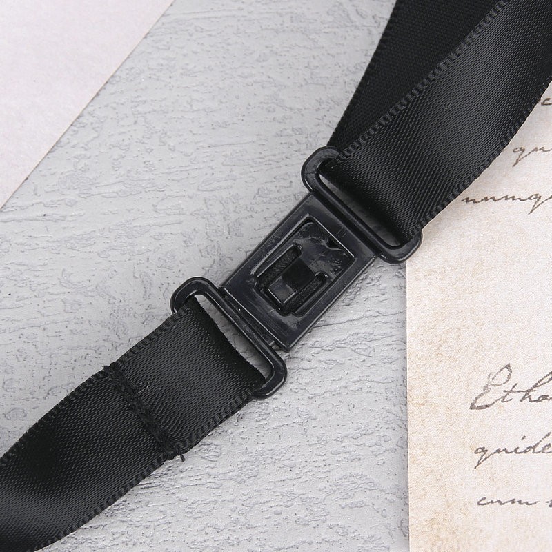 Hand Made ริบบิ้นสีดํา Tie คริสตัล Rhinestone เครื่องประดับชายเสื้อใหม่สาวเด็กชายคอผูกชุดนักเรียนเนคไทผู้หญิง