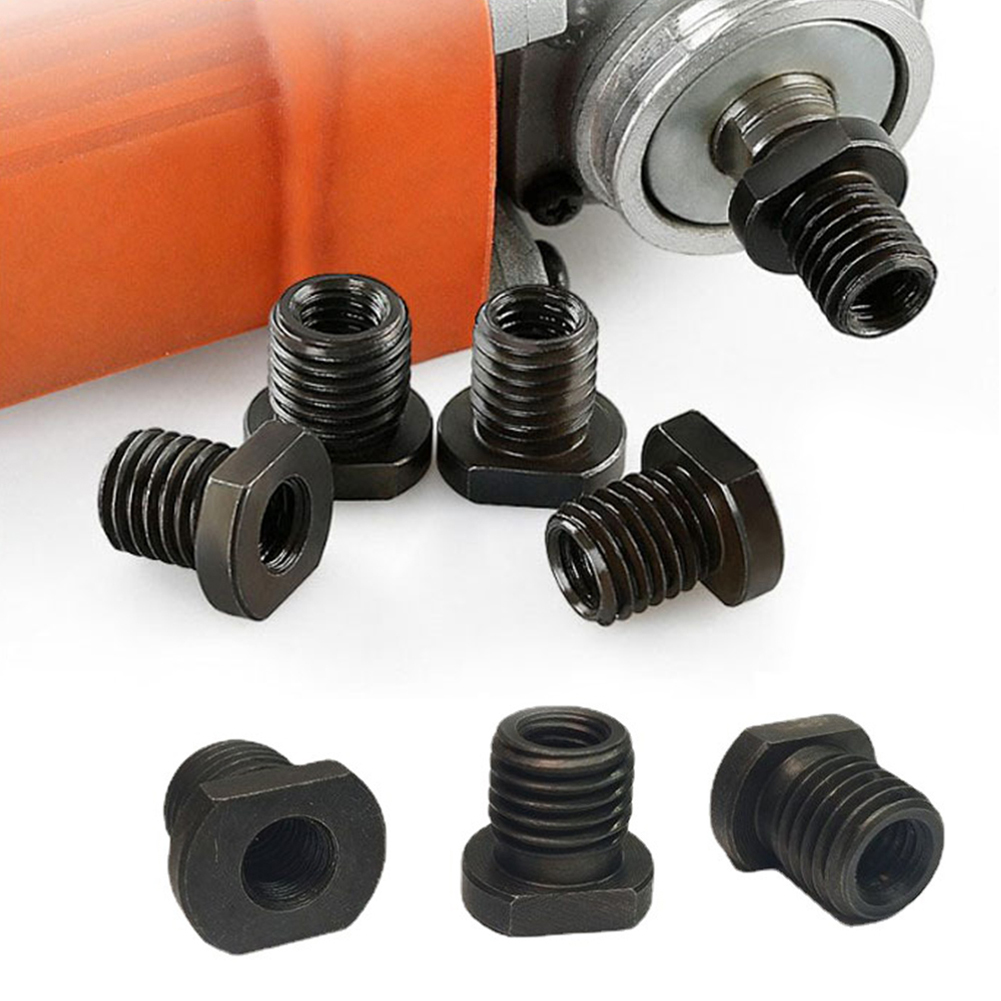Adaptador de rosca para amoladora angular, convertidor de rosca M10 a M14/M16, adaptador de conexión rápida para amoladora angular, hoja de sierra de disco de corte, 2 uds.