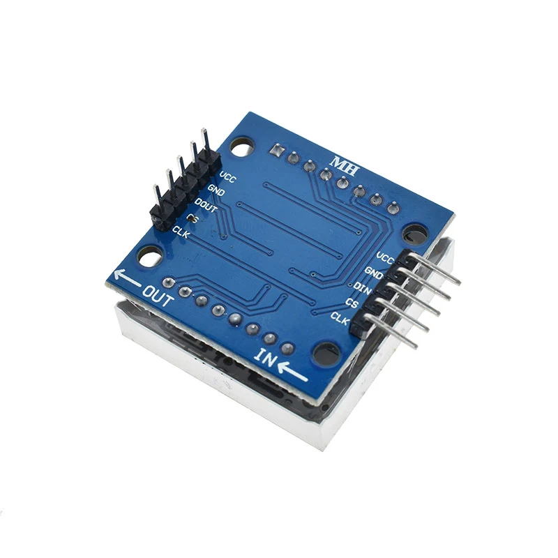Модуль точечной матрицы MAX7219, модуль микроконтроллера, дисплей, готовые товары, могут быть вместе для программирования arduino