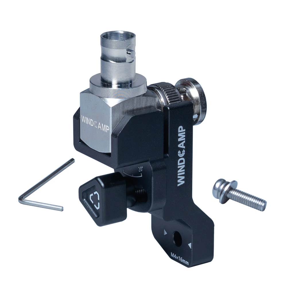 WINDCAMP RC-2 BNC Aluminiumlegierung Schnellverschluss-Antennenständer Unterstützung für ICOM705 ICOM IC-705 RC2 angepasst für ARK-705 Shield