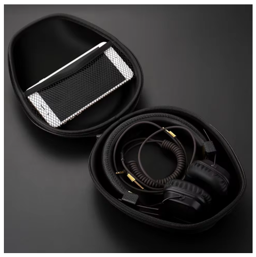 Geeignet für Over-Ear-Kopfhörer. Die Aufbewahrungstasche ist sturzsicher, druck- und stoßfest und plus tragbar; die Schutzhülle i