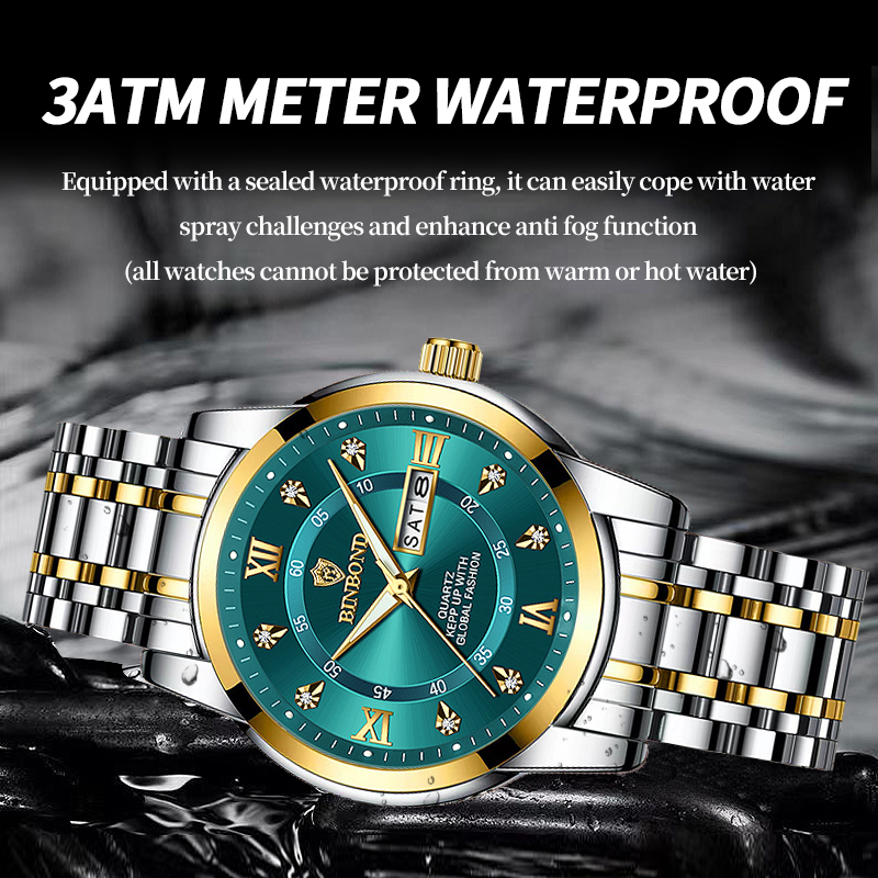 2024 Top Marke Luxus Mode Taucher Uhr Männer 30ATM Wasserdicht Datum Uhr Sport Uhren Herren Quarz Armbanduhr Relogio Masculino