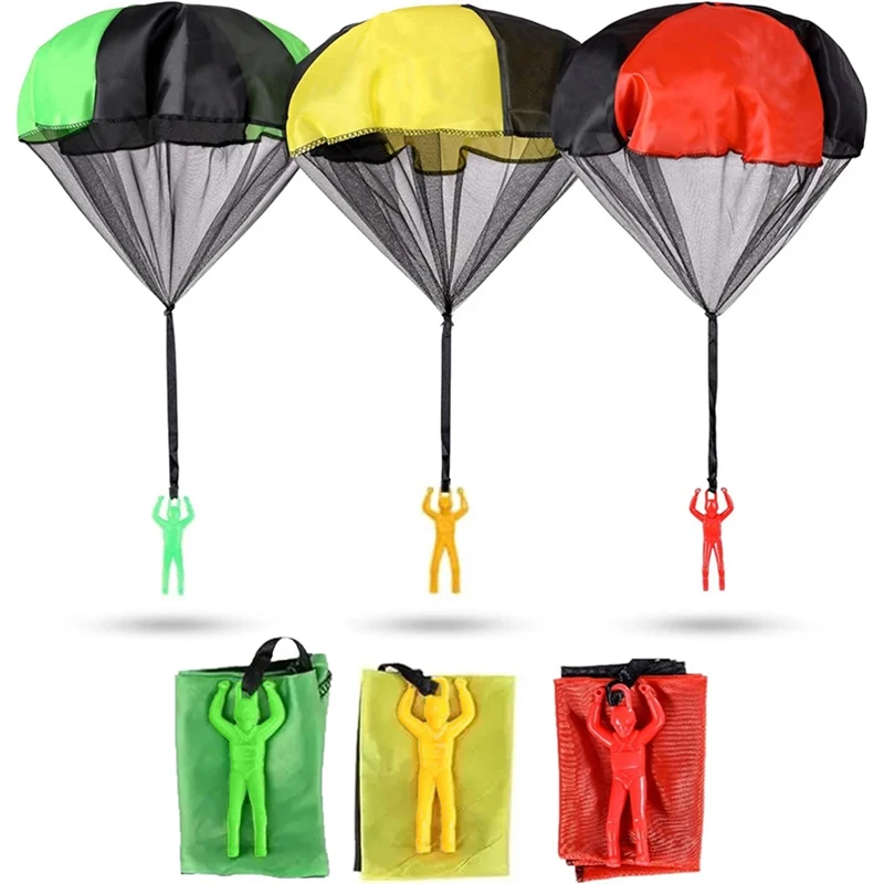 Juguetes de paracaídas para niños, sin enredos, paracaídas volador al aire libre, juguetes exteriores para hombres, cesta de Pascua, Idea única, regalo para niños y niñas