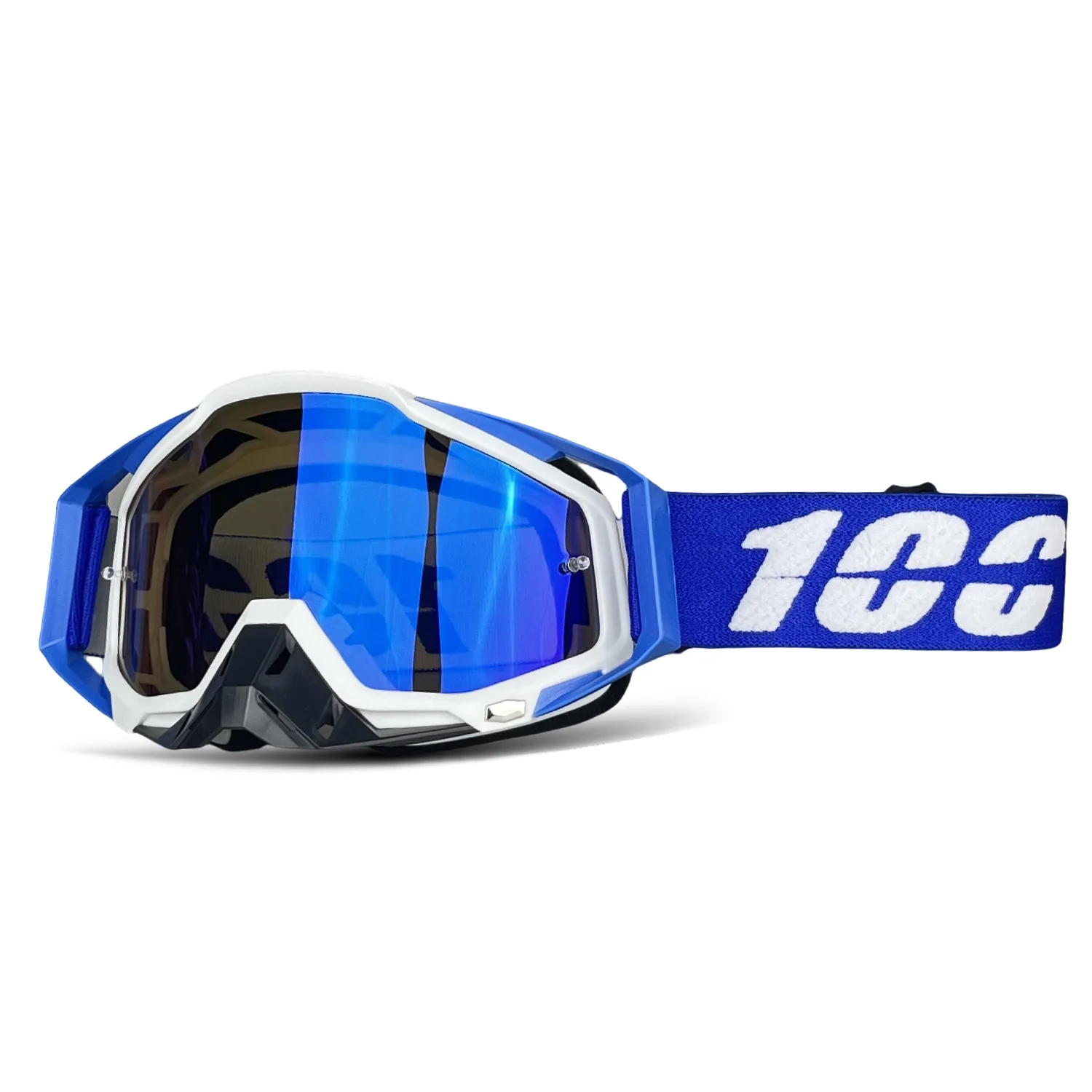 Męskie okulary Moto Cross Riding Okulary przeciwsłoneczne Moto Off-road Gogle do kasku Dirt Bike Akcesoria ﻿