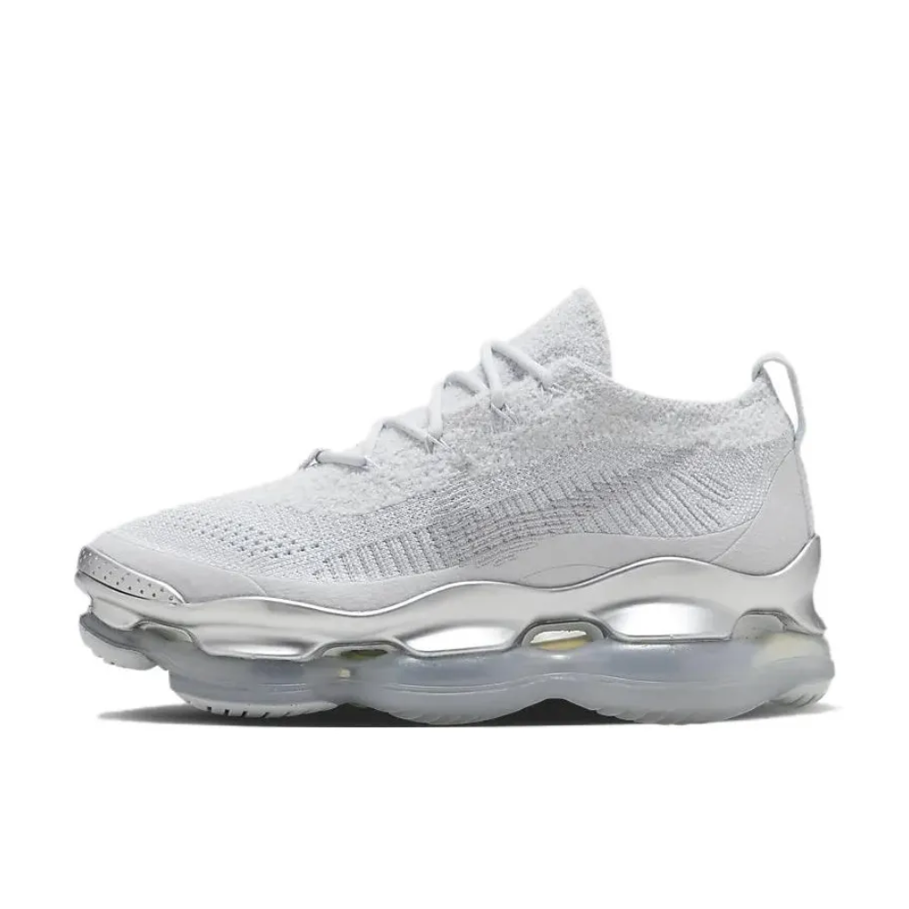 Nike Original blanco Air Max Scorpion FK zapatillas bajas informales para correr cómodo absorción de impactos blanco para hombres y mujeres