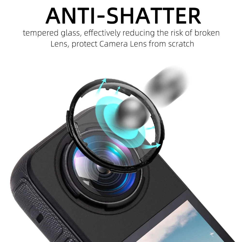 Accessories kit for Insta360 X4 Lens Guard Selfie Stick Dive Case Insta360 X4 Storage bag Aluminum frame screen protector