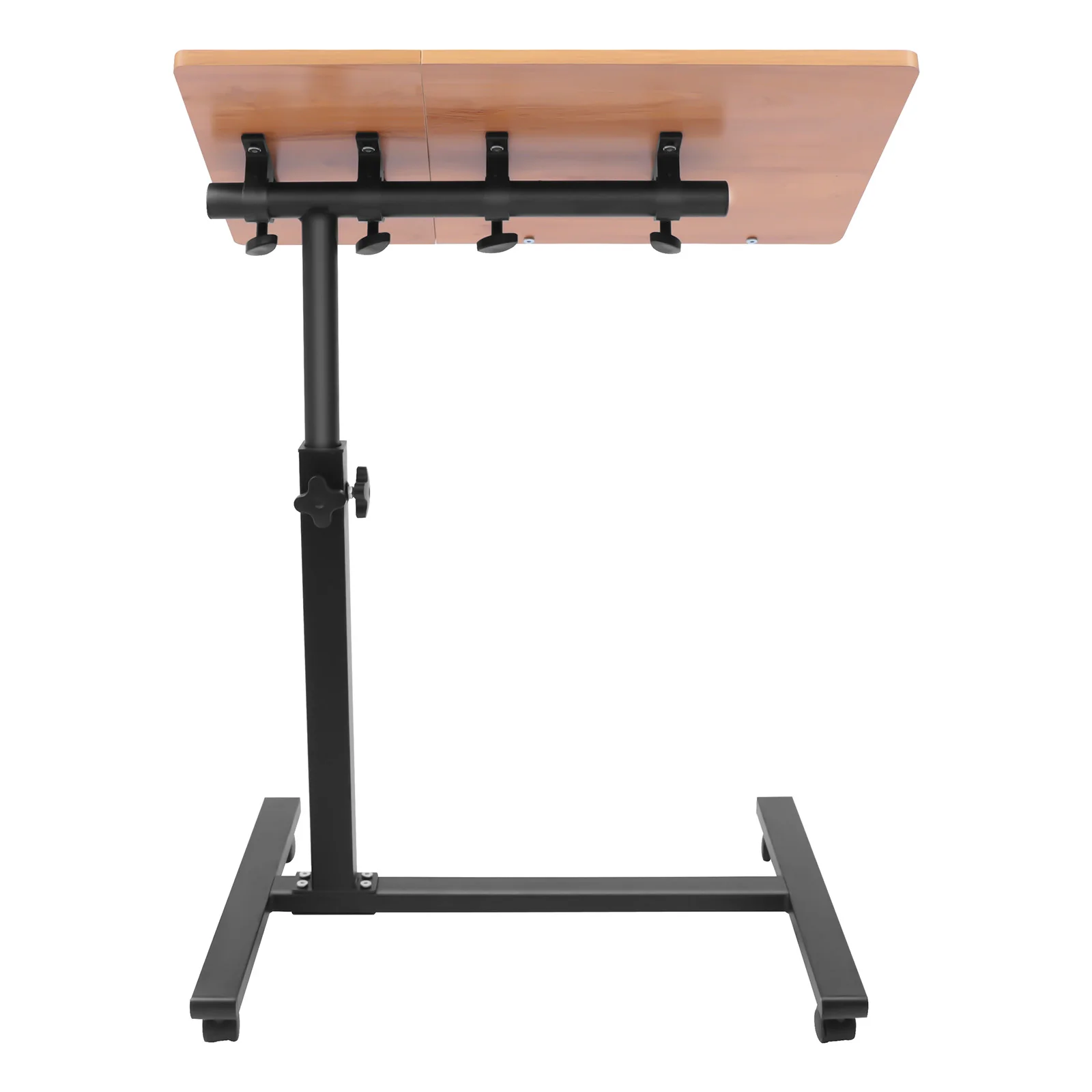 Bureau d'ordinateur portable réglable 360 °   Support Mobile de Table rotatif, plateau de bureau à domicile, Table d'étude roulante, poste de travail pour ordinateur