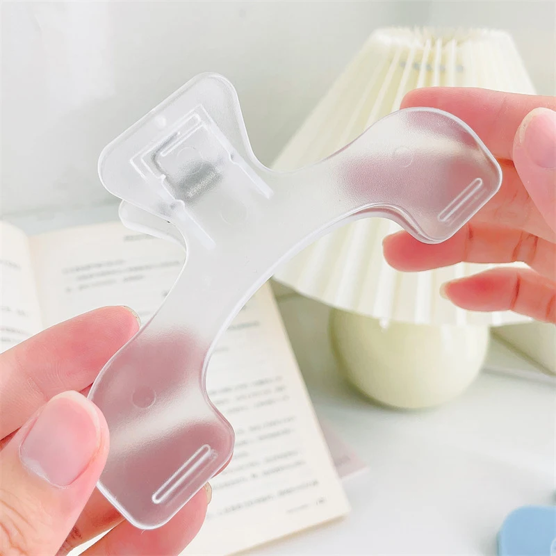 Plastic Large Book Clip Simple Reading Aid Fixed Book Holder Bookmarks Creative Design Practical Note Holder
