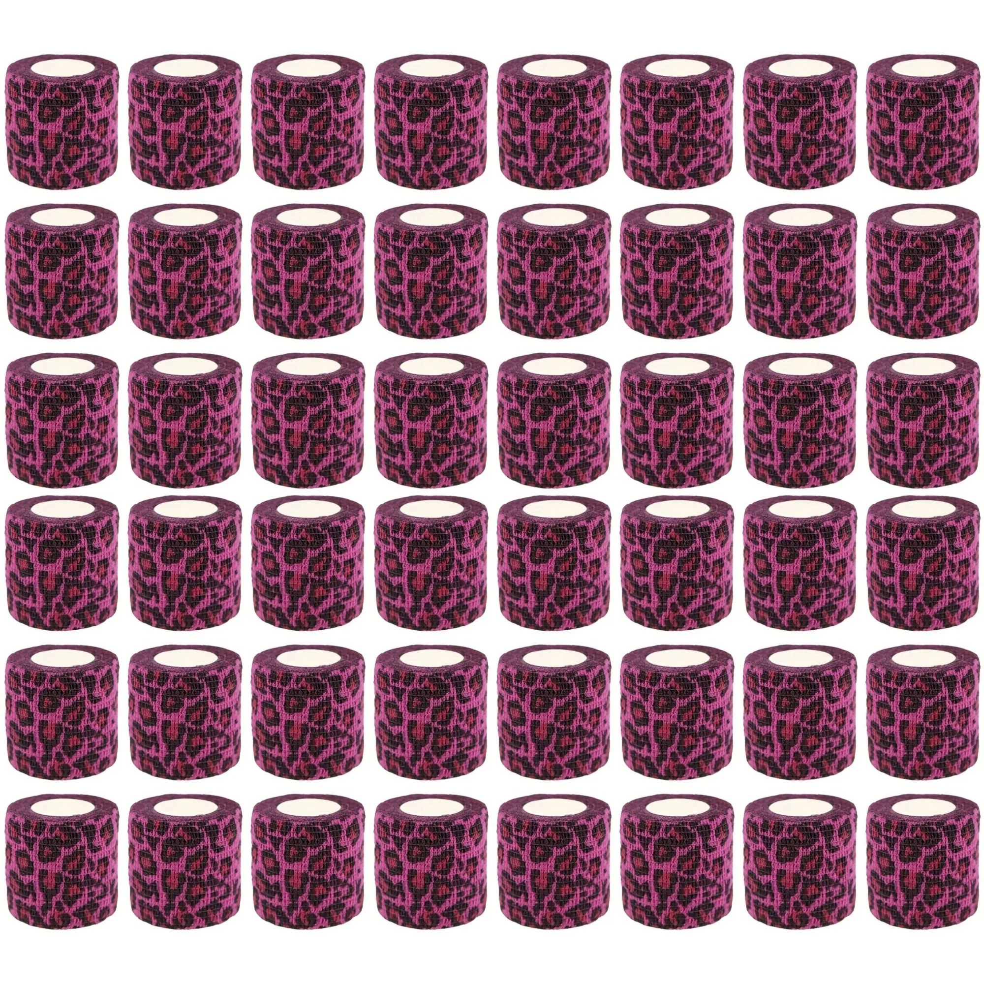 Ruban de pansement de tatouage imprimé léopard rose, antidérapant, non tissé, imperméable, jetable, auto-adhésif, élastique, enveloppe de couverture