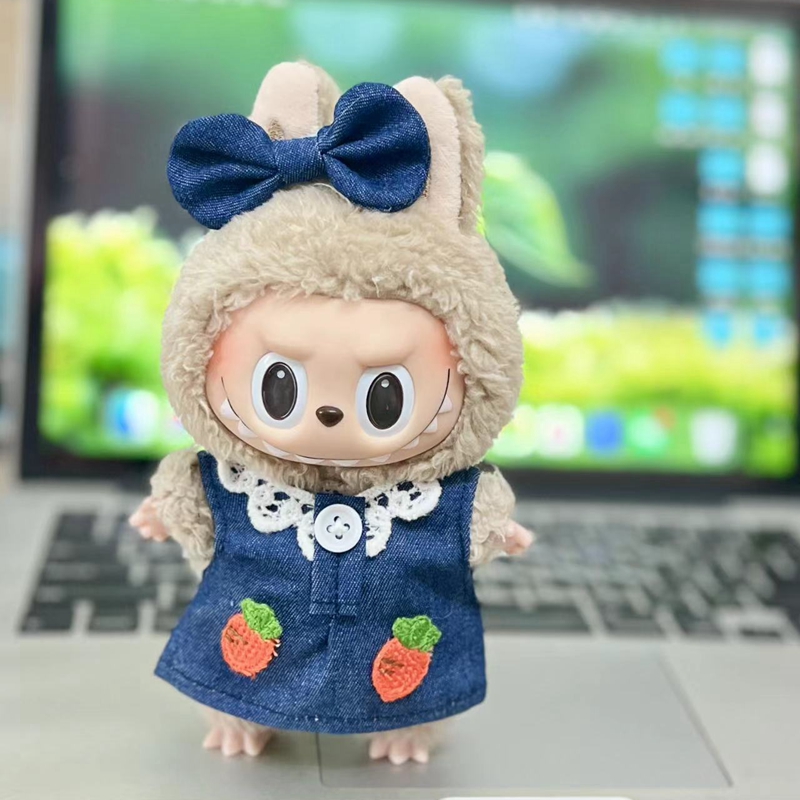 17cm Śliczne Mini Pluszowe Ubrania Dla Lalek Akcesoria Do Korea Kpop Exo Labubu Idol Lalki Sweter Bluza Odzież DIY Prezent Dla Dziecka