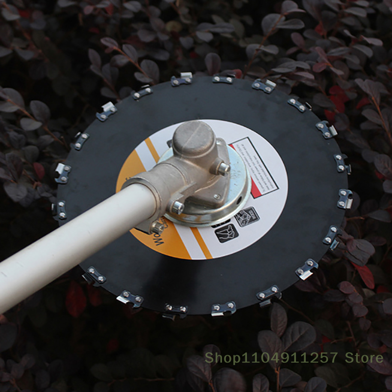 Lâminas de serra de árvore universais de alta capacidade, 16/20 dentes, cortador de grama para cabeça de cortadores de grama, 1 peça