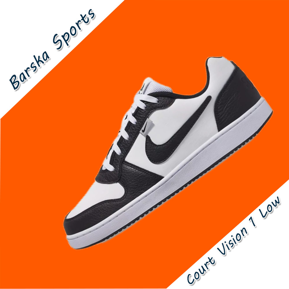 Nike New Court Vision 1 zapatos bajos zapatillas de deporte casuales de moda para hombres y mujeres zapatillas de deporte antideslizantes de primavera negro y rojo