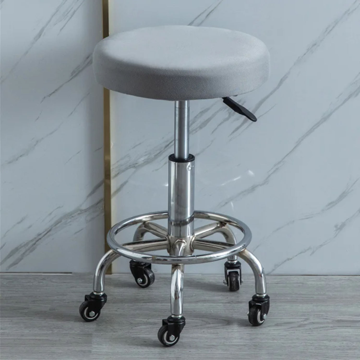 Upgrade Your Office Chair with Stylish, Soft, and Comfortable Elastic Spandex Stretchable Seat Protectors - Slipcover for Stool,