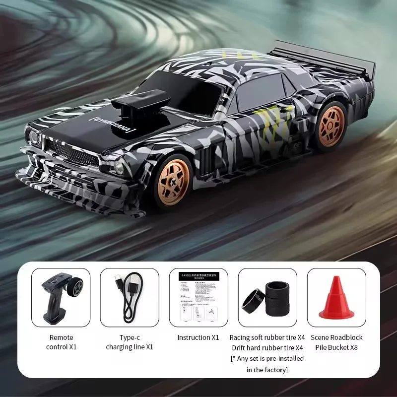 Wireless Remote Control 1: 43 Mini 4wd Drift Remote Control Car Full Scale Professional Rc Racing Boy High Speed Remote Vehicle