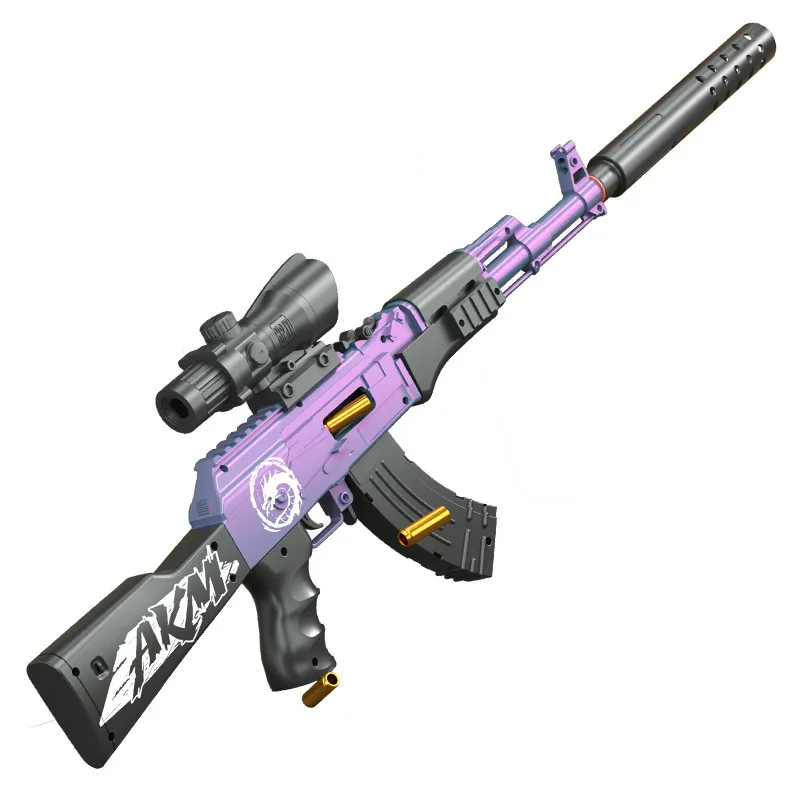 Ak47 manuel éclat coquille éjection balle molle enfants garçon Simulation jouet pistolet Parent-enfant bataille en plein air Akm fusil d'assaut