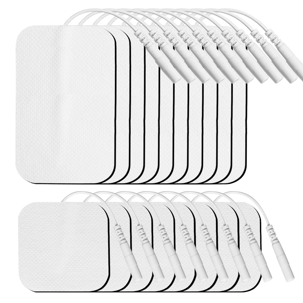 10/20/50PCS Elektroden Pads Gel Für Zehn Akupunktur Physiotherapie Massage Patches Abnehmen Puls EMS Muskel Stimulator Aufkleber