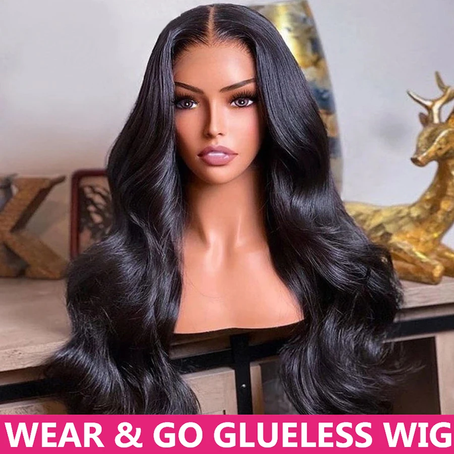 Wear And Go Bezklejowe Peruki Ludzkie Włosy Preplucked Brazylijskie Body Wave 13x6 HD Lace Frontal Ludzkie Włosy Peruki Dla Kobiet Gotowe Do Noszenia