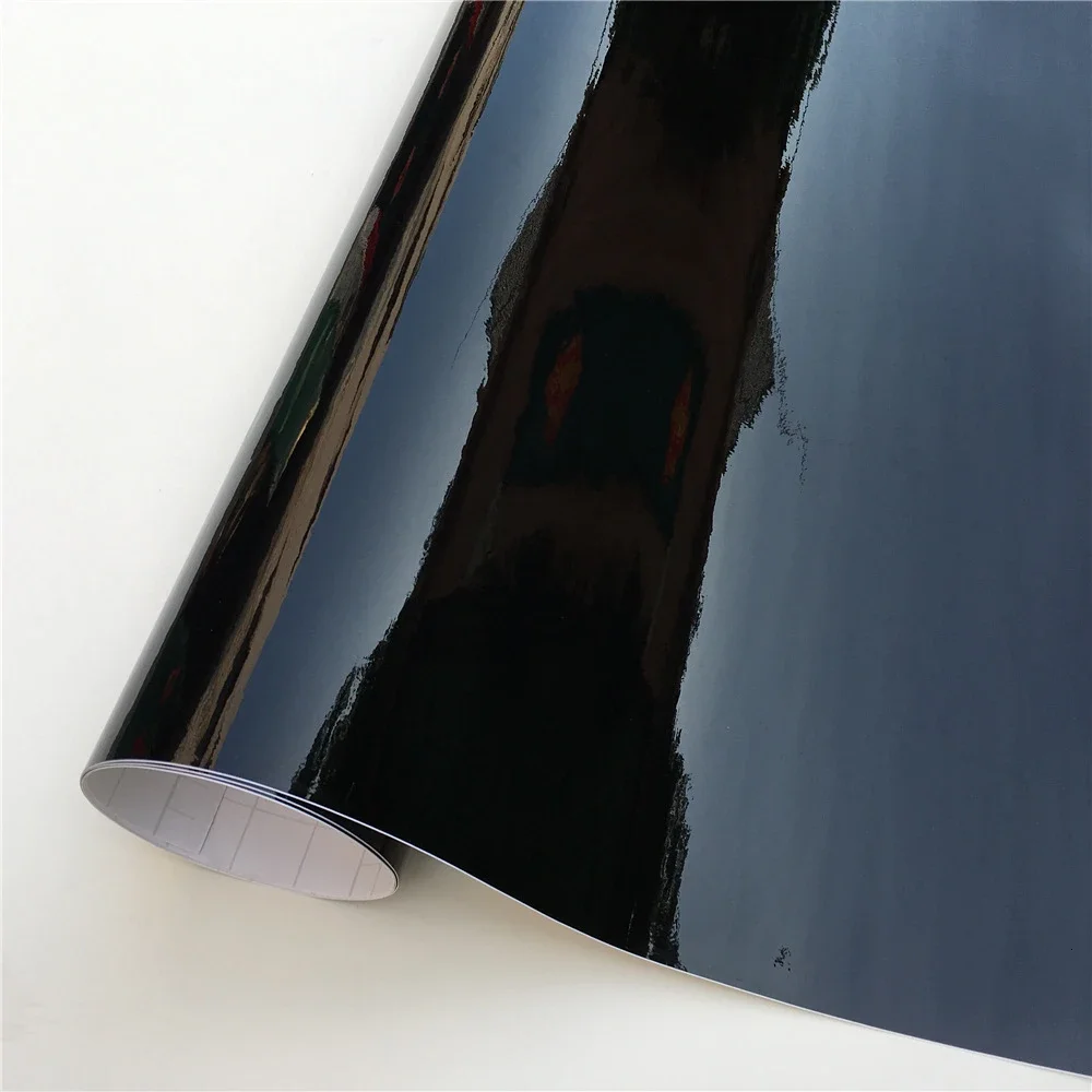 Siêu Bóng Đàn Piano Đen Bọc Vinyl Phim Miếng Dán Màu Đen Bóng Tự Dính Vinyl Không Bóng Khí Tay Cầm Máy Tính Laptop Da