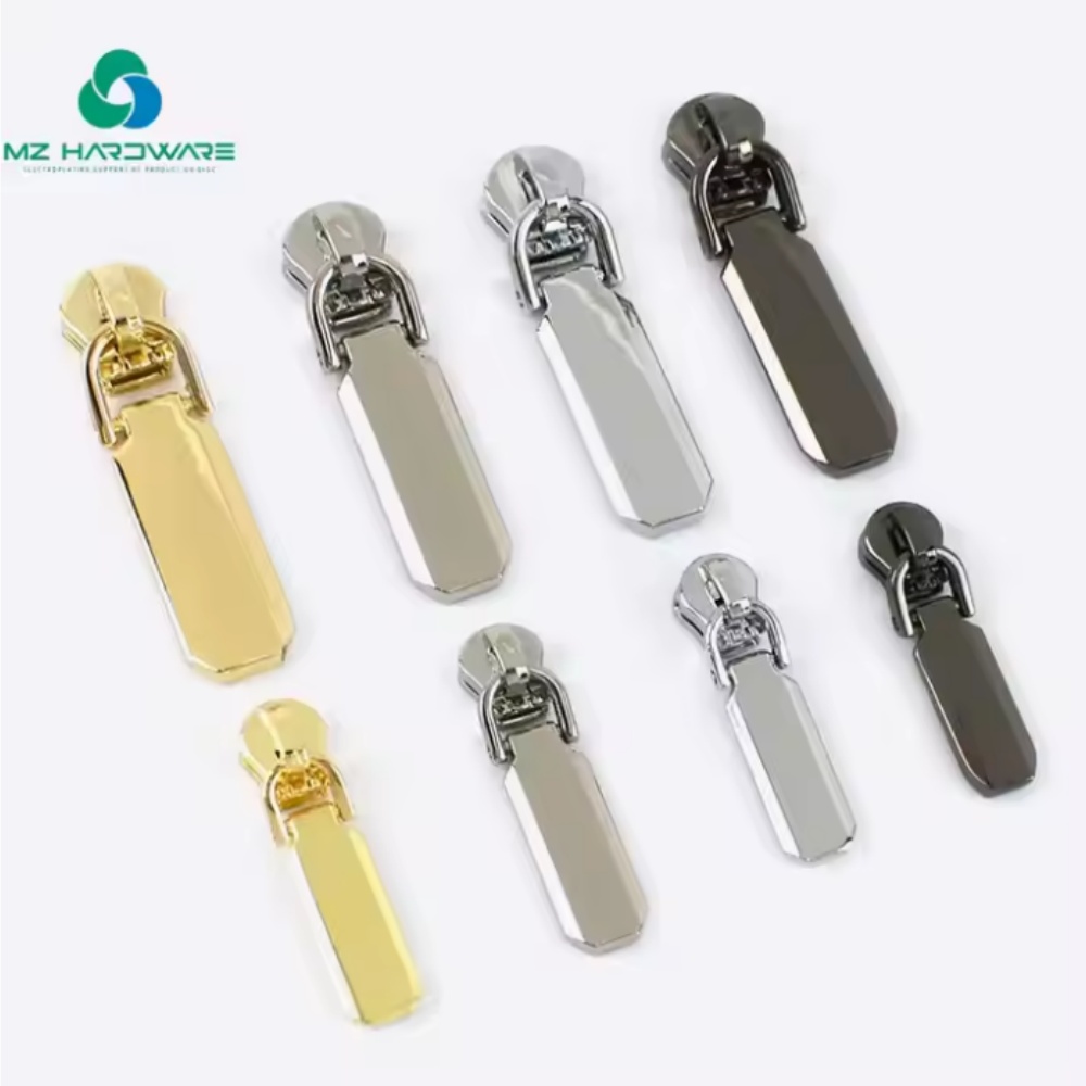 1 Pcs Zipper Head Pullers For Bag Wholesale Round Shape Making Custom Logo Bag Metal Zipper Slider Puller For Purse