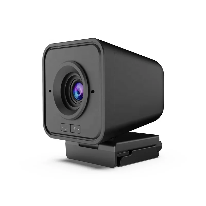 Built-in battery true wireless webcam works with Skype, Zoom, FaceTime, Hangouts meetings/video call/streaming for PC/Laptop