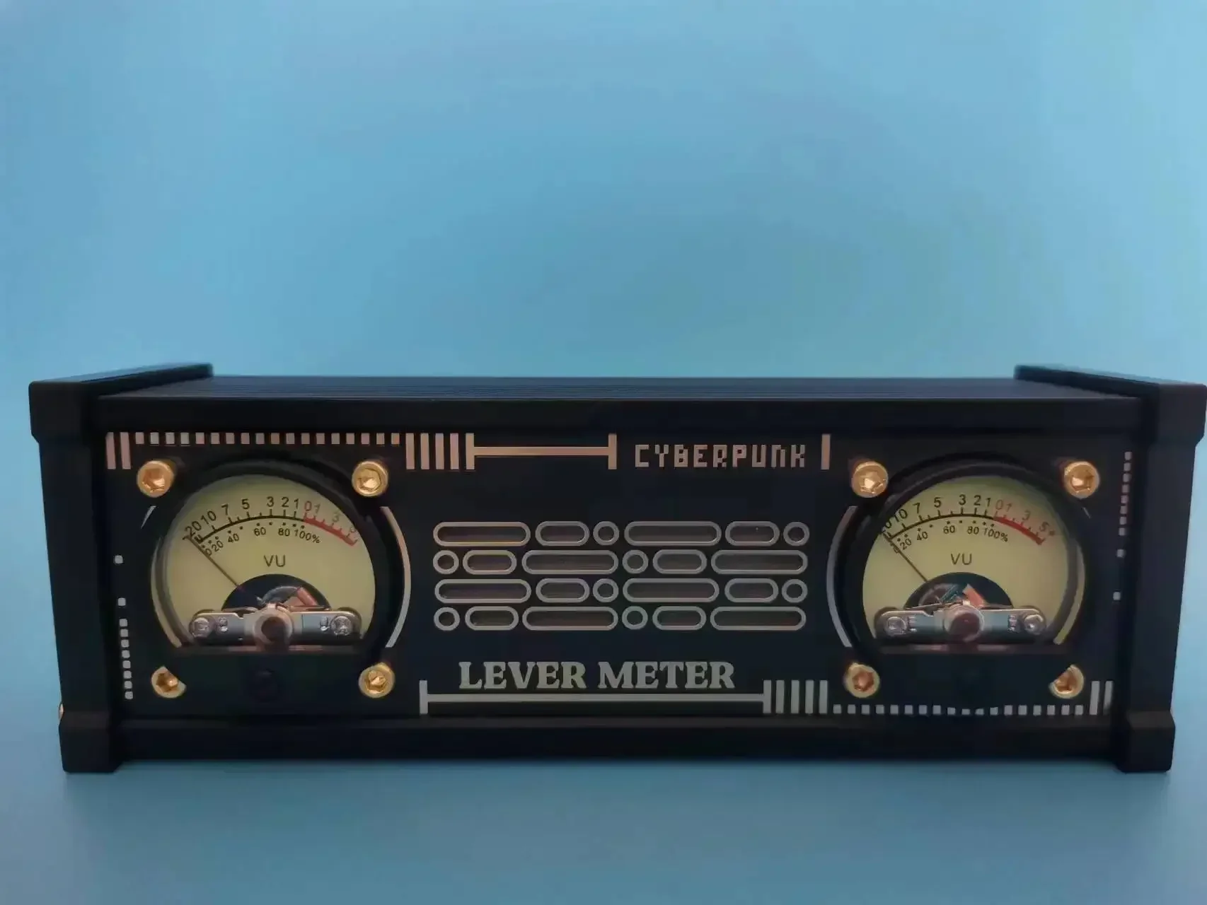 Medidor de captación de nivel, lámpara de captación RGB, cabezal de medidor de VU con retroiluminación, tecnología electrónica de decoración de escritorio, regalo