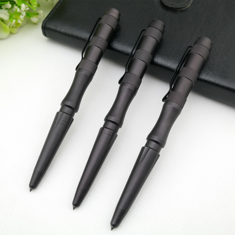 Caneta edpara self, com cabeça de aço de tungstênio, ferramenta de proteção, quebra-janela, suprimentos para segurança, 1pc.