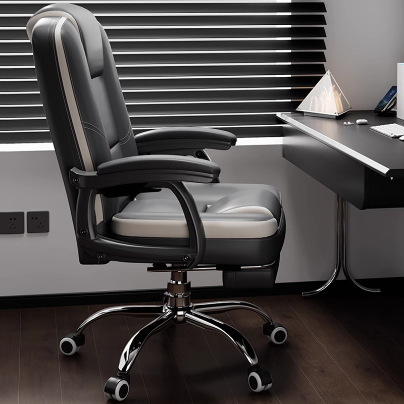 Comfortable Computer Office Chairs Back Support Footrest Mobile Recliner Office Chairs Comfy Leather Sillas De Oficina Furniture