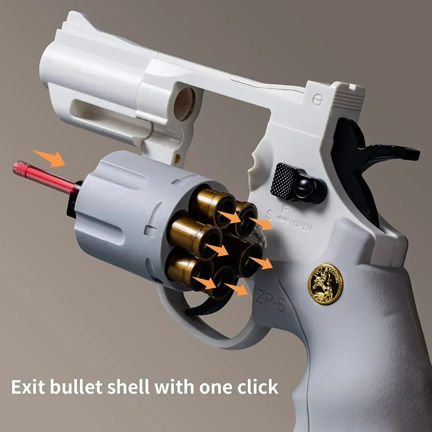 ยิงต่อเนื่อง ZP5 Soft Dart Blaster ของเล่นหมุน Launcher ลูกดอกหลายสําหรับเกมต่อสู้กลางแจ้งเด็กผู้ใหญ่ CS สไตล์