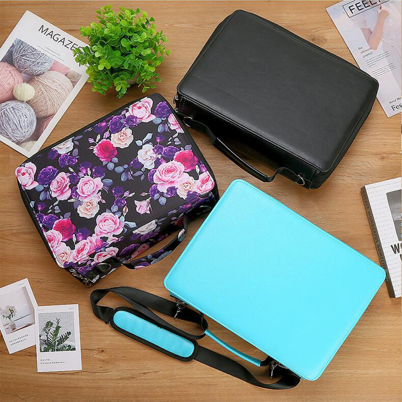 168/224 穴色鉛筆ケースフェルトキットマーカー収納袋大容量ケース文具ホルダー学生学用品新