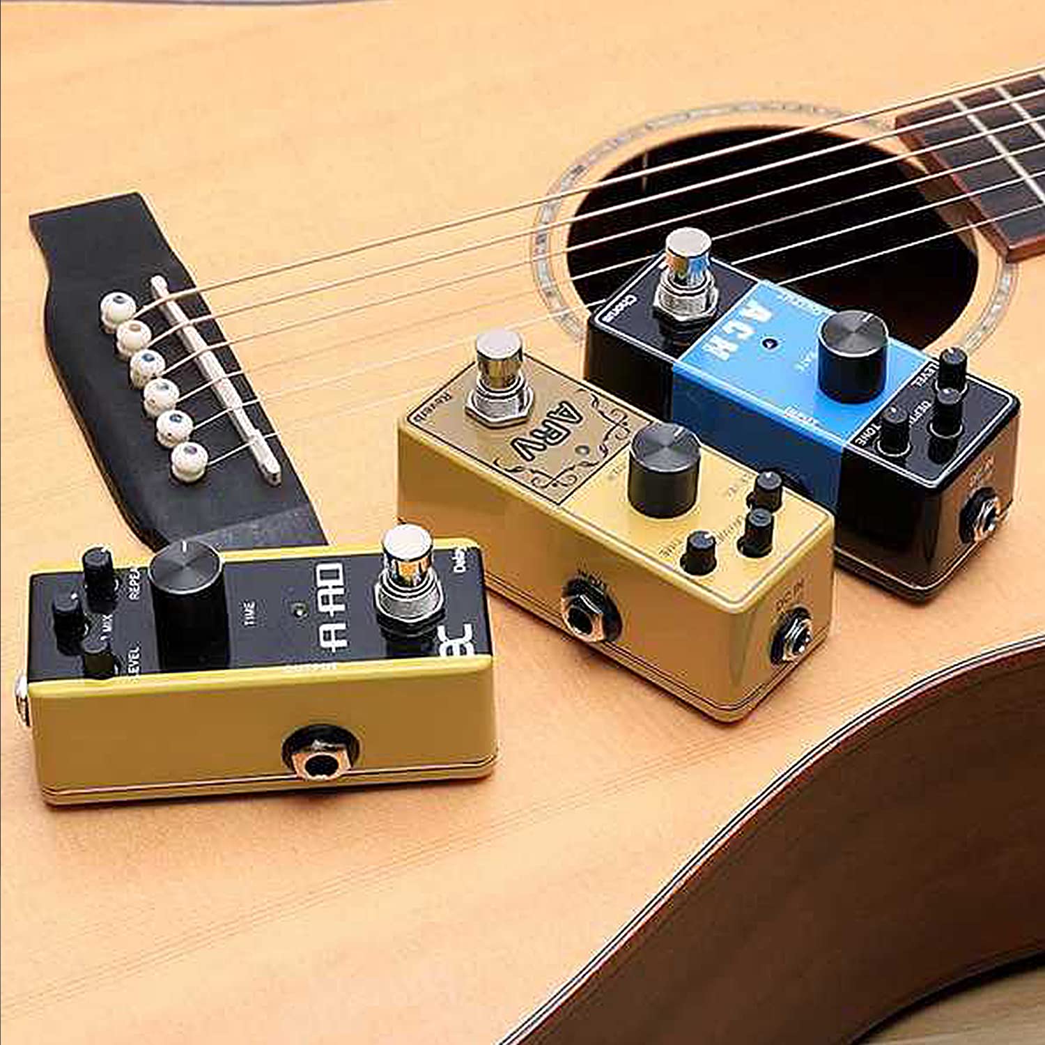 DAIERBUM-conector de entrada de Pedal de guitarra, 10 piezas, 1/4, hembra, 6,35mm, estéreo, 1/4 pulgadas, PCB, 6 pines