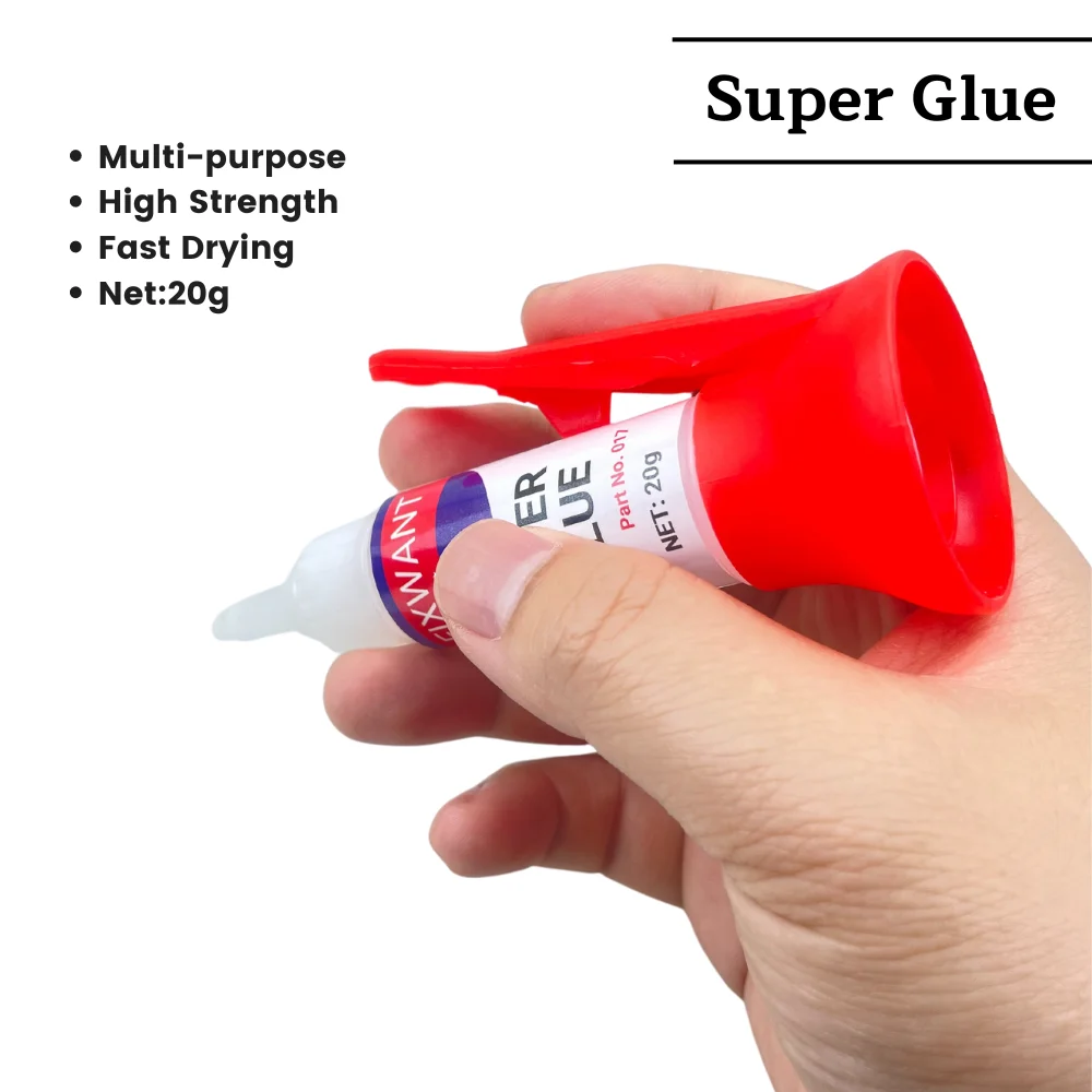 Universal Pure Oily CA Cyanoacrylate Adhesive - High Strength Multi-Purpose Super Glue