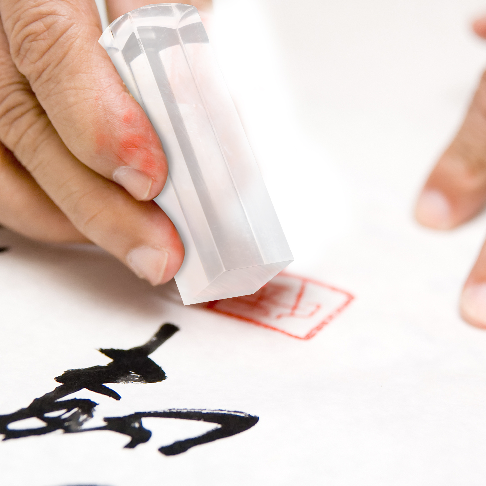 5 Stück transparente leere quadratische Siegel-Alphabet-Stempel aus Acryl, DIY-Werkzeug, Bastelnägel