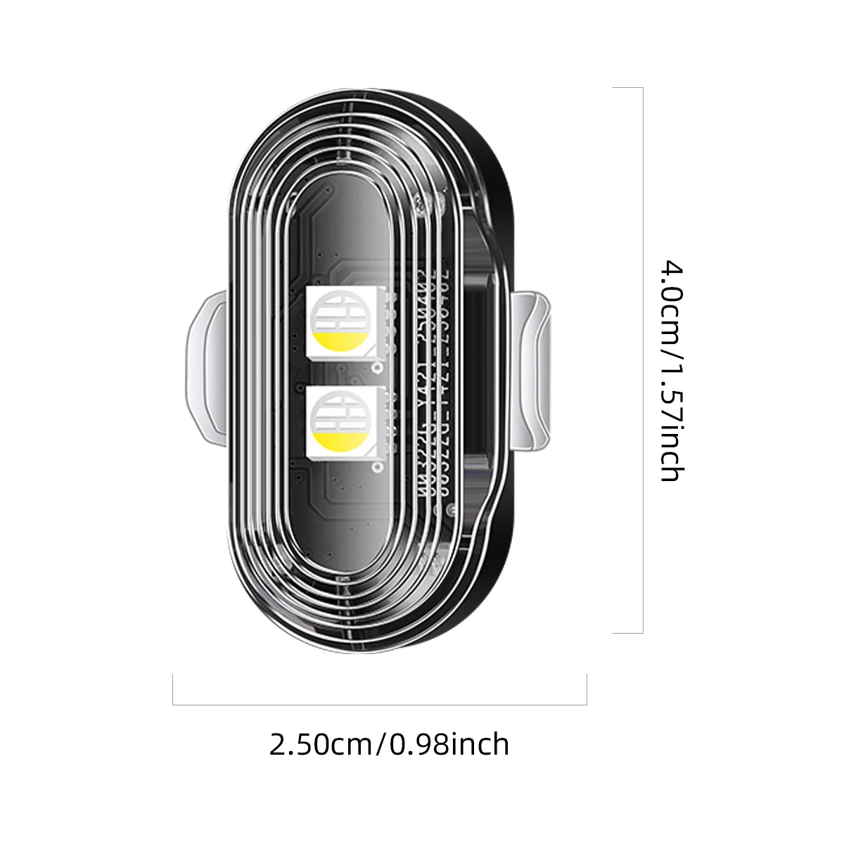 Luzes estroboscópicas de aeronave led rgb, luzes para motocicleta, posição de flash, luz sem fio, avião, helicóptero, luzes de advertência