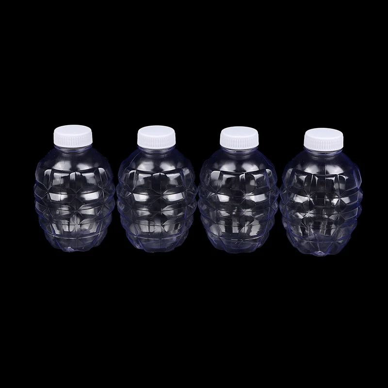 4 pezzi accessori per perline di gel d'acqua bottiglia di sottopacchetto per perline di gel d'acqua bottiglia di ananas con tramoggia in plastica