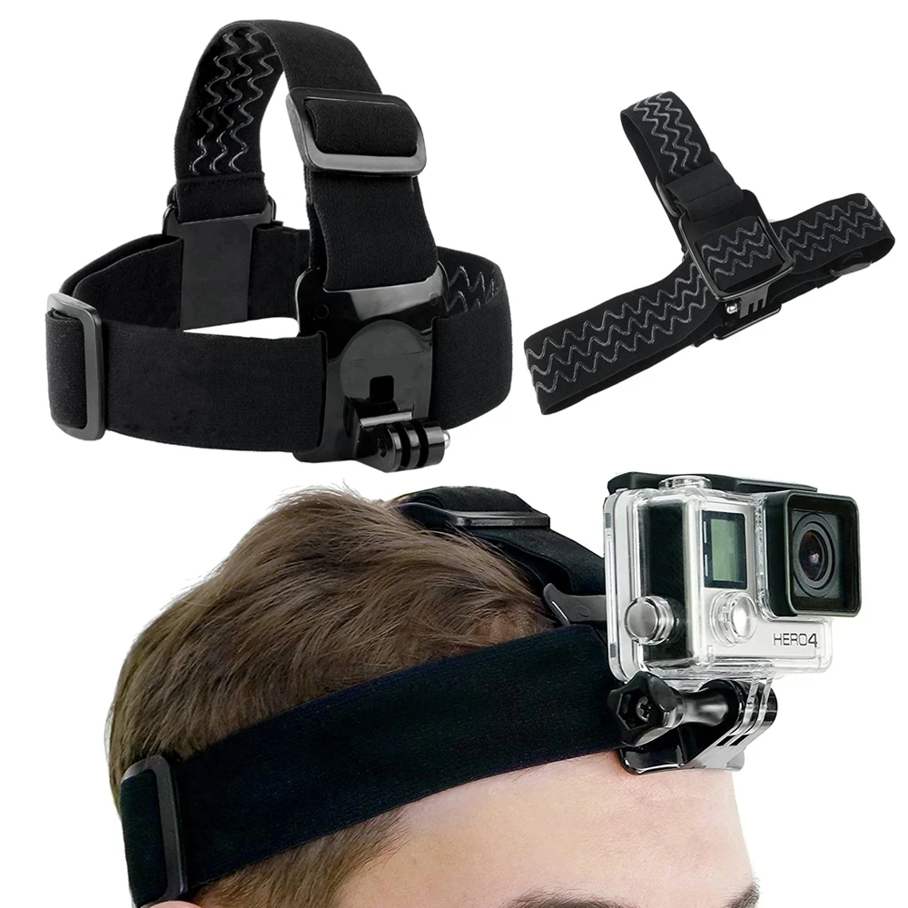 All-in-One 6pcs Action Camera Kit Head Strap Chest Strap Mount Adjustable for GoPro Phone Osmo Enhanced Stability Versatility