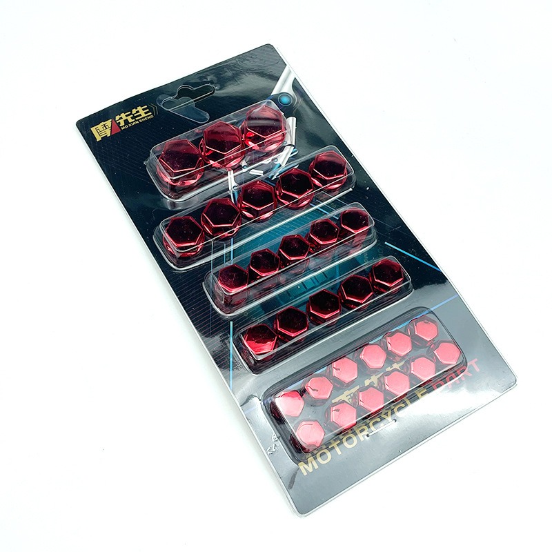 30Pcs 오토바이 수정 헤드 커버 액세서리 나사 장식 부품 야마하 가와사키 혼다 너트 스타일링 커버