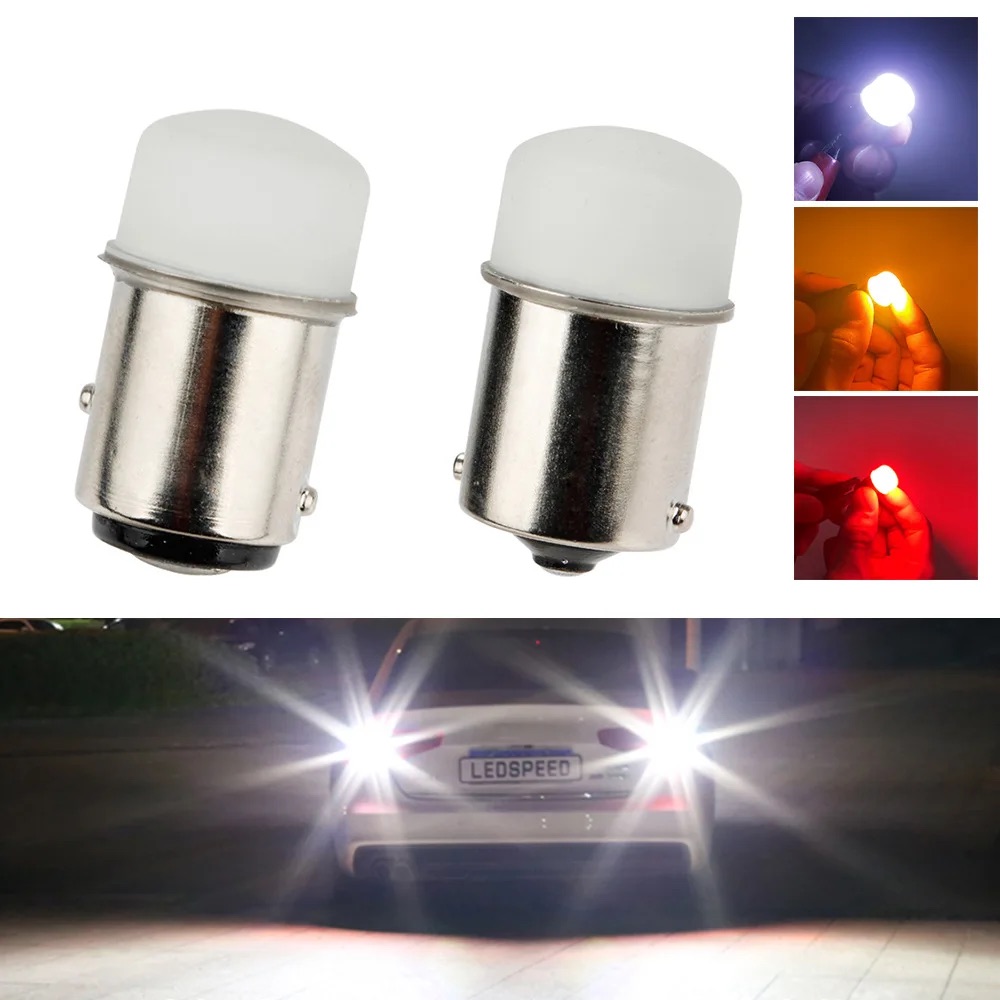 2 Stuks R5W R10W Mini Led 1156 P21W BA15S P21/5W 1157 BAU15S PY21W Auto Signaal lamp Dagrijverlichting 12V Auto Mistlampen