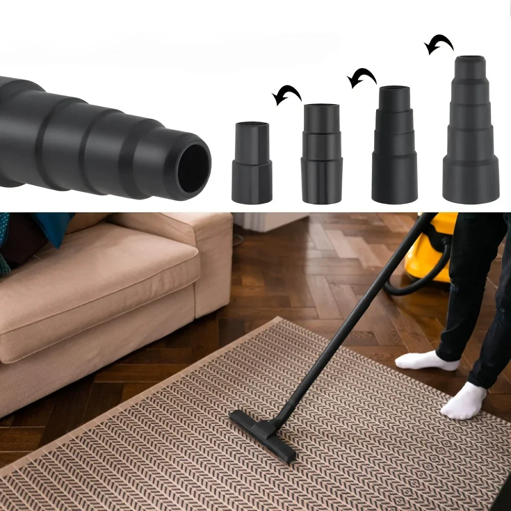 Kit d'adaptateur de tuyau d'aspiration 4 pièces, adaptateur d'accessoires, fourniture de piscine de 1 1/2 pouce à 1 3/8 pouces à 1 1/4 pouces 1 1/8 pouce à 1 3/8 pouce