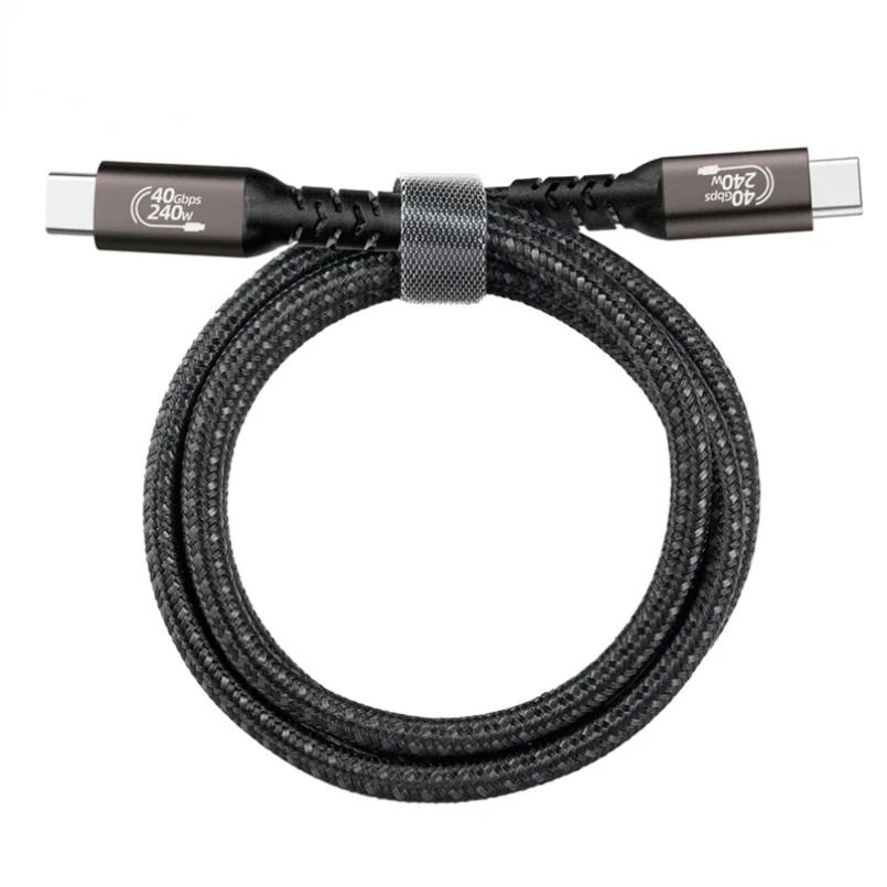 USB4 Kabel Thunderbolt 3/4 40 Gbit/s USB C 4K Videokabel PD240W Schnellladegerät für M1 MacBook Pro Festplatte USB4.0 Gen3 Datenkabel