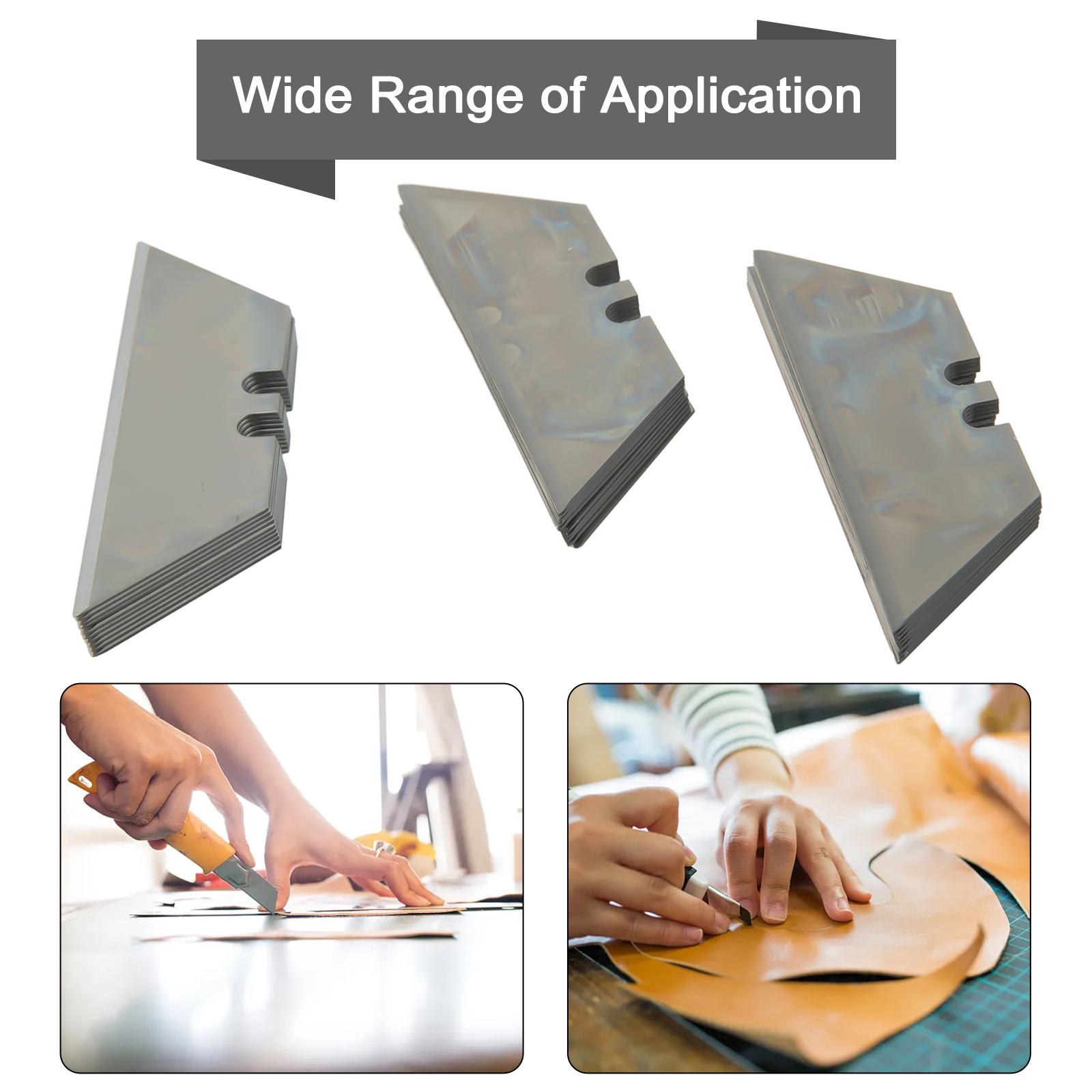 30Pcs Trapez Klinge Multi Funktionale Carbon Stahl Klinge Ersatz DIY Kunst Handwerk Cutter Werkzeug Klinge Hand Werkzeuge