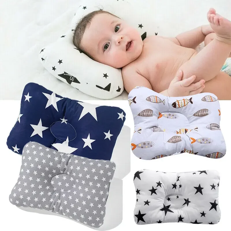 Baby-shaped Pillow with Head Deviation Prevention and Dual-purpose Fixed Head Type Breathable Side Pillow in Winter and Summer.