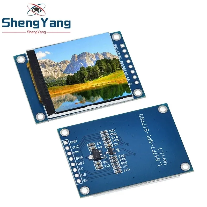 Écran LCD à cristaux liquides, technologie de port série éventuelles I, écran de document TFT, résolution de conduite ST7789, 1.54x240, 240 pouces, 3.3V