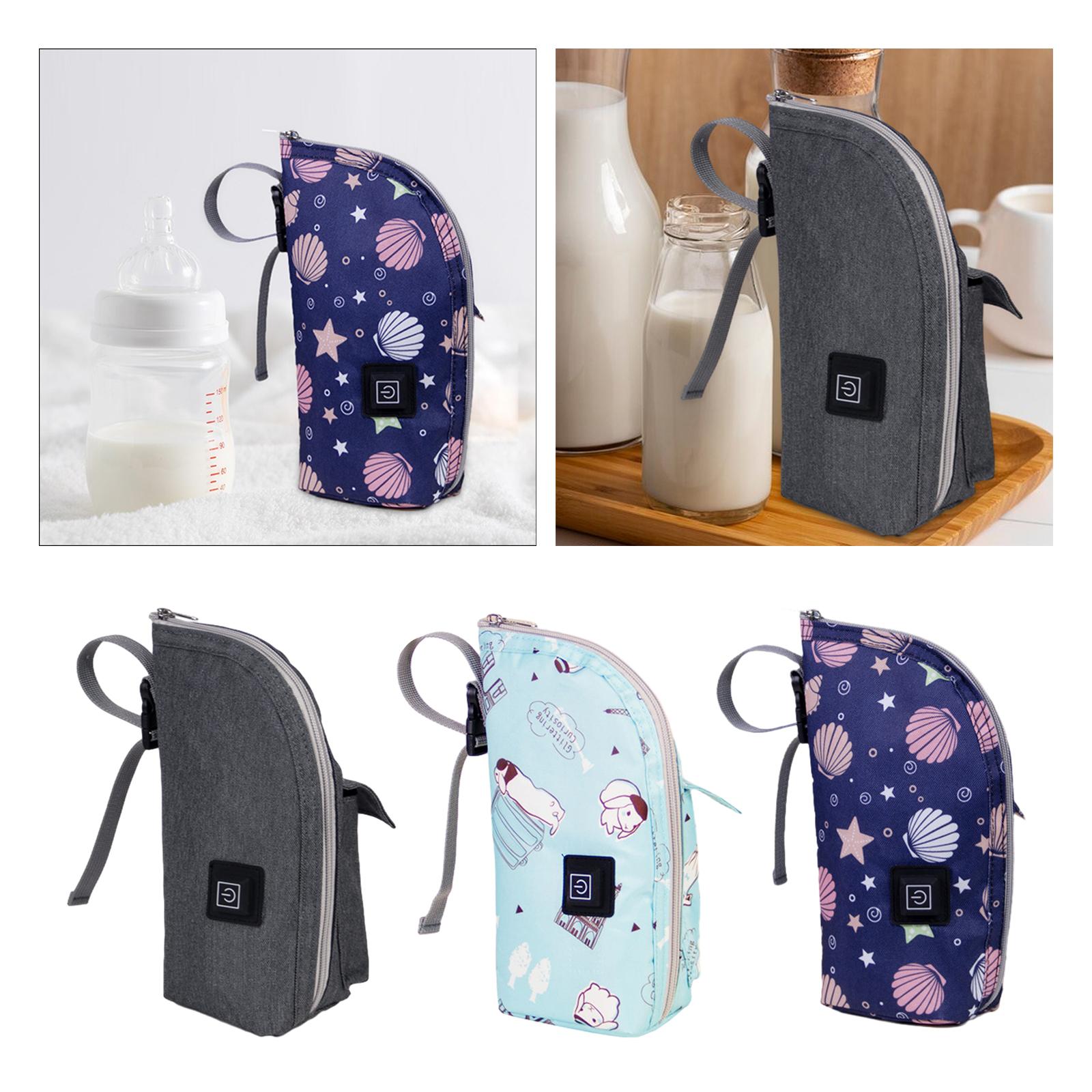 Infant Feed Bottle Bag, Breast Milk Bottle Heater Bottle Support, Milk Warmer for Trip